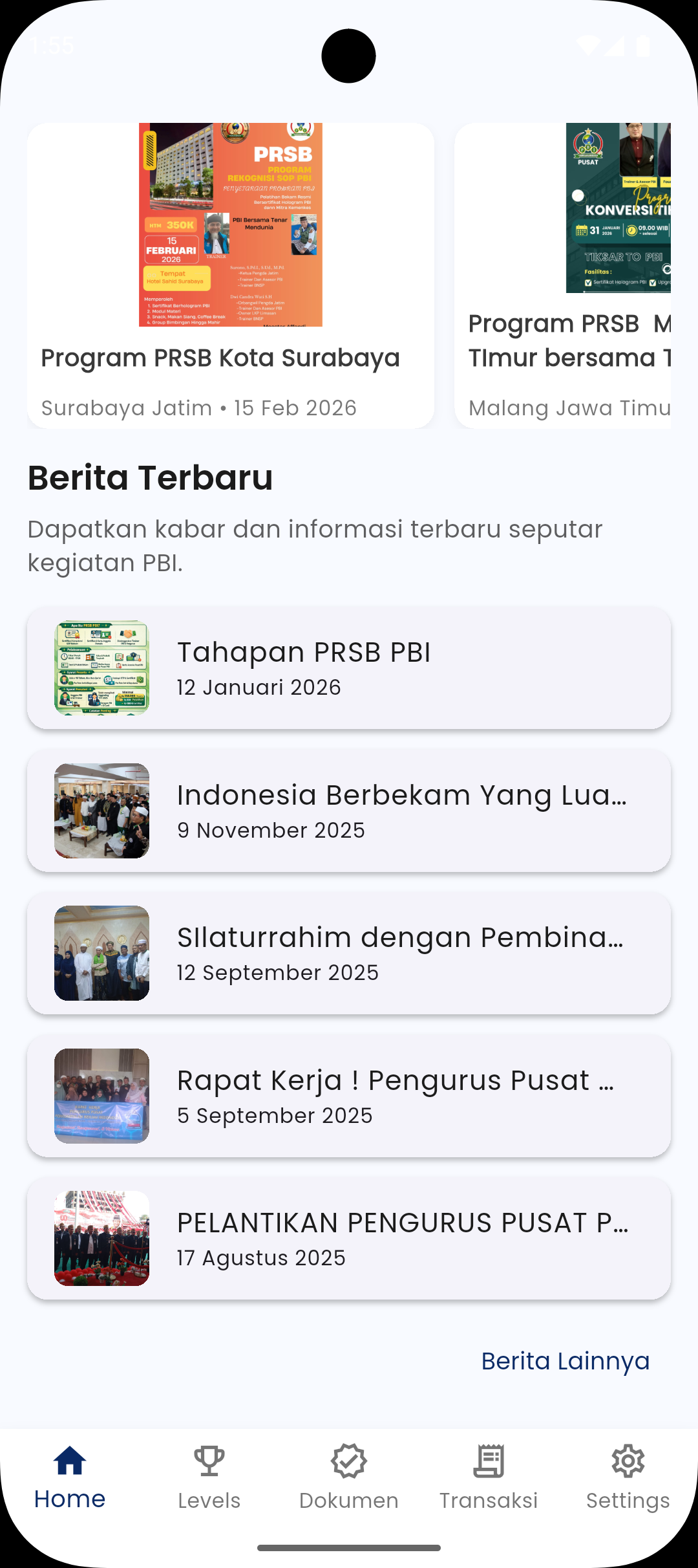 Berita Organisasi